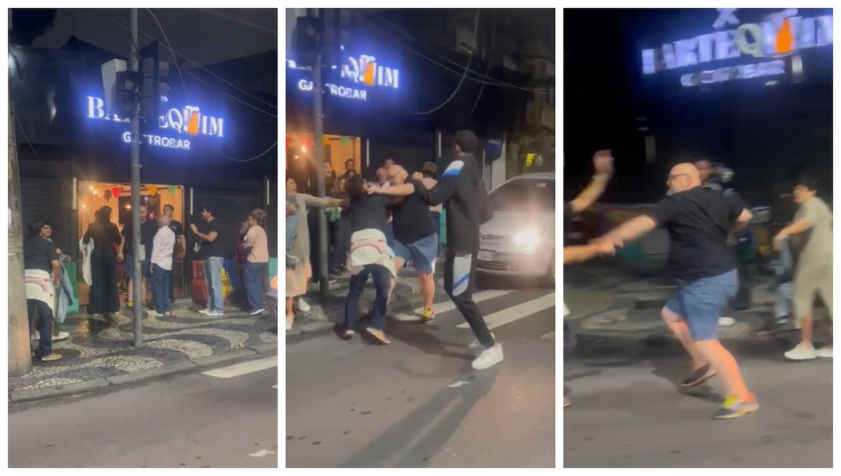 Confusão em bar no Méier deixa casal hospitalizado e registra queixa na Polícia Briga em bar no Méier termina com agressão (Foto: Reprodução / Redes Sociais)
