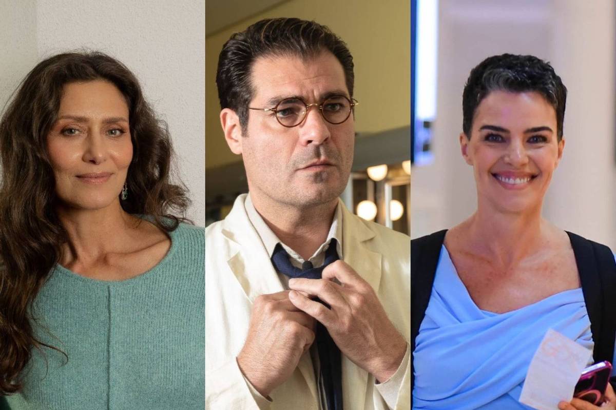 Maria Fernanda Cândido (à esquerda), Thiago Lacerda e Ana Paula Arósio fizeram 'Terra Nostra' (Foto: Ronny Santos/Folhapress / AgNews)