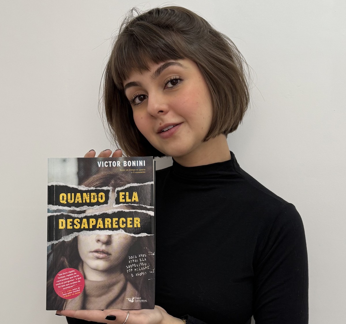 Klara Castanho assume papel principal em nova série policial após sucesso recente Klara Castanho estrelará adaptação do livro 'Quando ela desaparecer', de Victor Bonini (Foto: Divulgação)