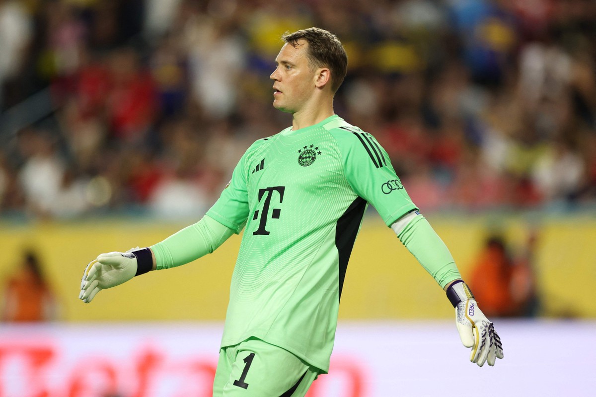 Neuer se torna meme e enfrenta o Flamengo no Mundial de Clubes Manuel Neuer, goleiro do Bayern de Munique, em partida contra o Boca Juniors no Mundial de Clubes (Foto: Kevin C. Cox/Getty Images via AFP)