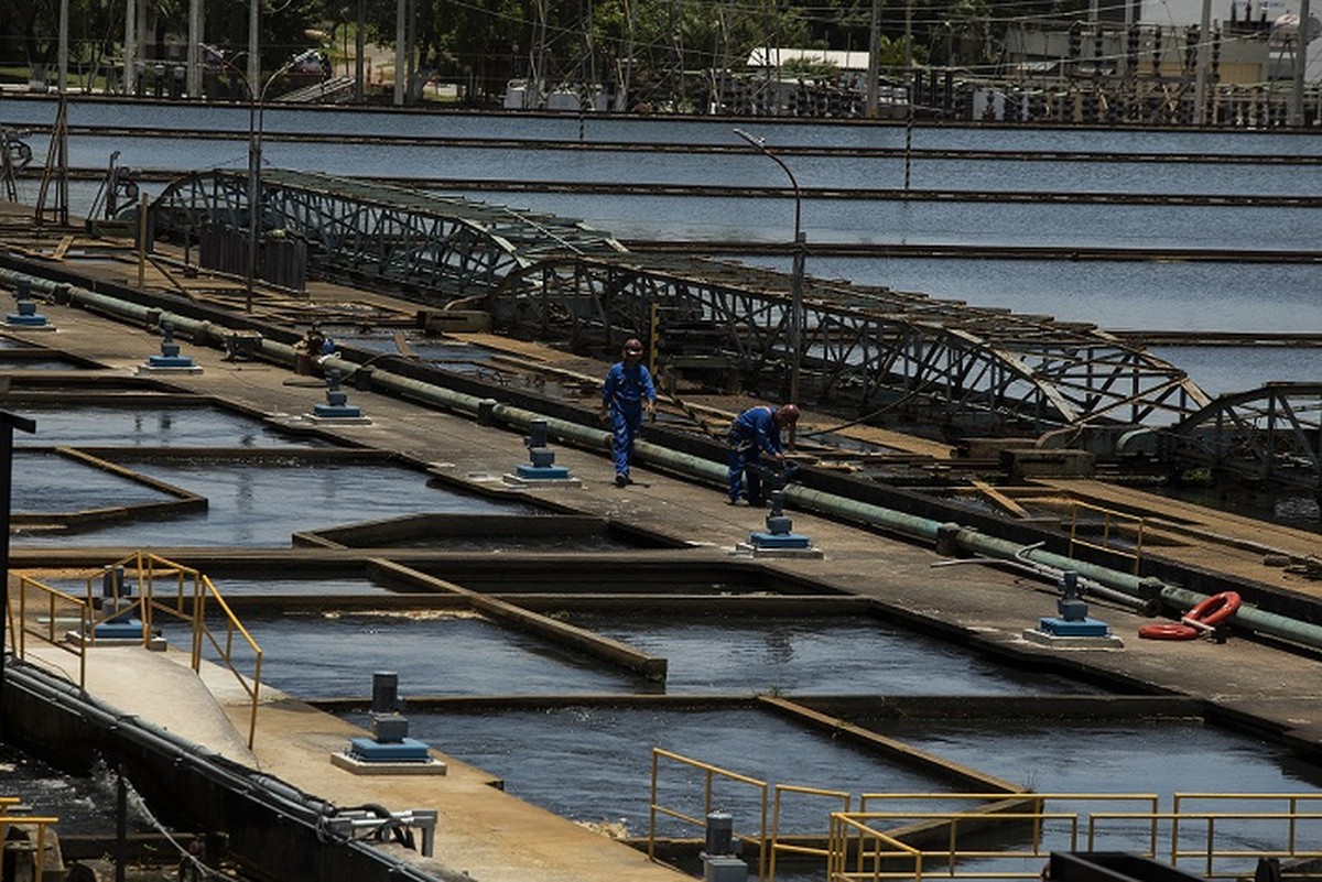 Cidades brasileiras se destacam em ranking de saneamento básico e tratamento de água Vista da Estação de Tratamento do Guandu, no Rio (Foto: Guito Moreto)
