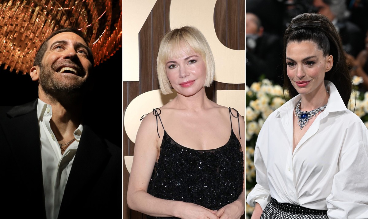 Elenco de 'O segredo de Brokeback Mountain' revela como estão 20 anos depois Jake Gyllenhaal, Michelle Williams e Anne Hathaway atuaram em 'O segredo de Brokeback Mountain' (Foto: Sinna Nasseri/The New York Times — Jerritt Clark/Getty Images/AFP — Nina Westervelt/The New York Times)