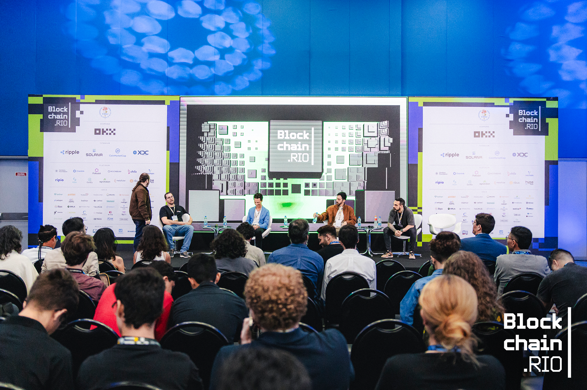 BTG, Bradesco e Santander confirmam presença no maior evento de blockchain da América Latina Blockchain Rio/Divulgação