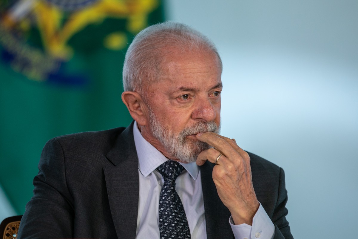 União Brasil analisa reunião com Lula e revela descontentamento interno Presidente Lula no Palácio do Planalto nesta terça-feira — Foto: Brenno Carvalho / Agência O Globo