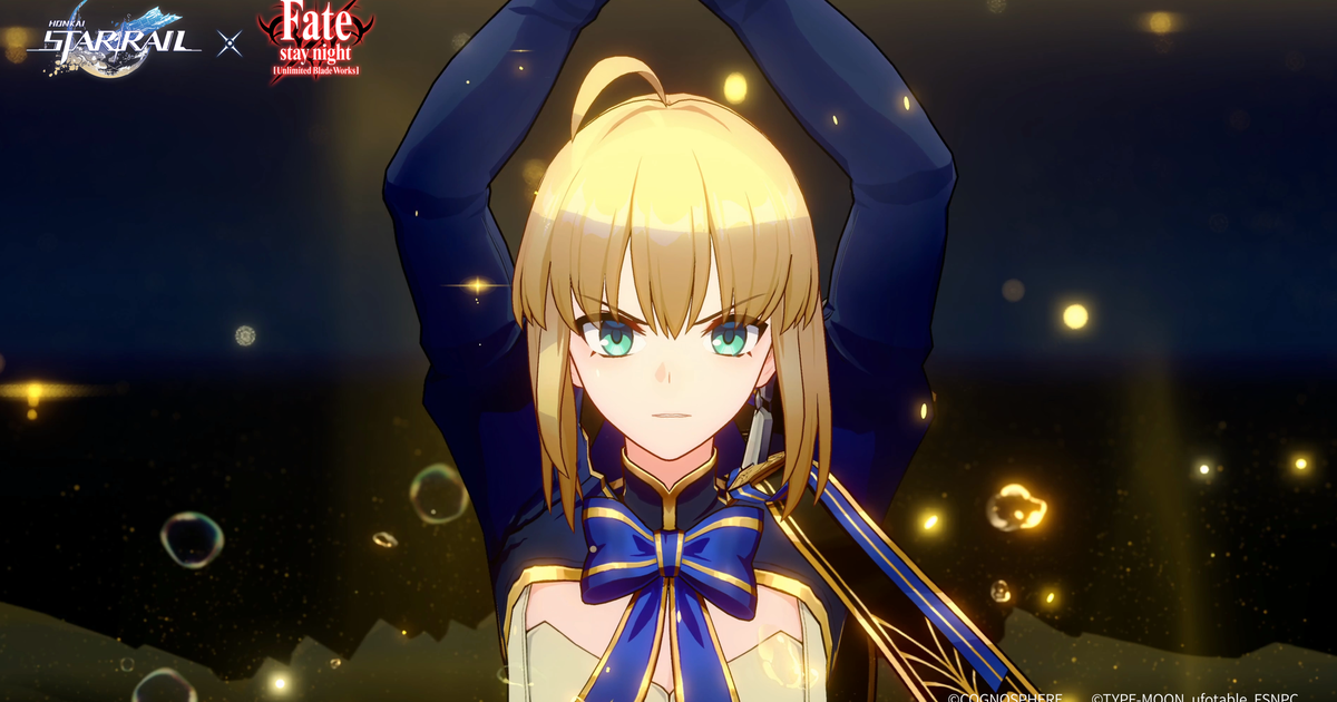 Honkai: Star Rail anuncia colaboração com Fate/Stay Night para julho Archer e Saber entrarão para o elenco do jogo (Foto: Reprodução)