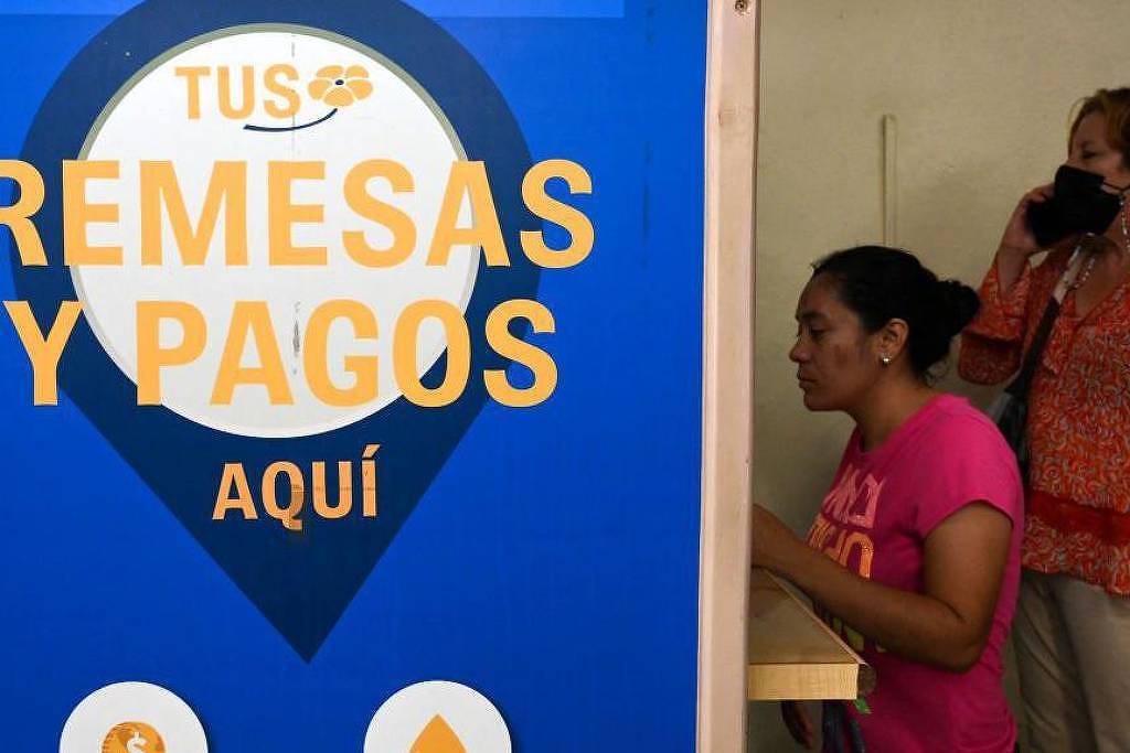 Posto de recebimento de remessas de dinheiro na Guatemala (Foto: Getty Images)