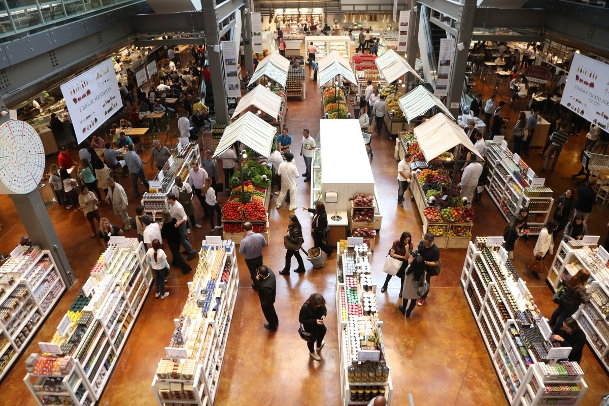 Eataly é aprovada em recuperação judicial e se transforma em delivery no Itaim Unidade do centro de gastronomia Eataly, em São Paulo — Foto: Divulgação