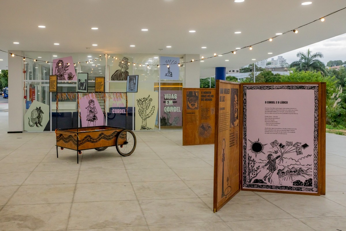 Estrutura foi montada pela Vale para exaltar grandes nomes da cultura popular (Foto: Divulgação)