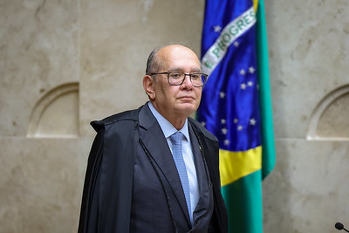 Ministro Gilmar Mendes, durante sessão do STF (Foto: Gustavo Moreno/STF/04-12-2024)