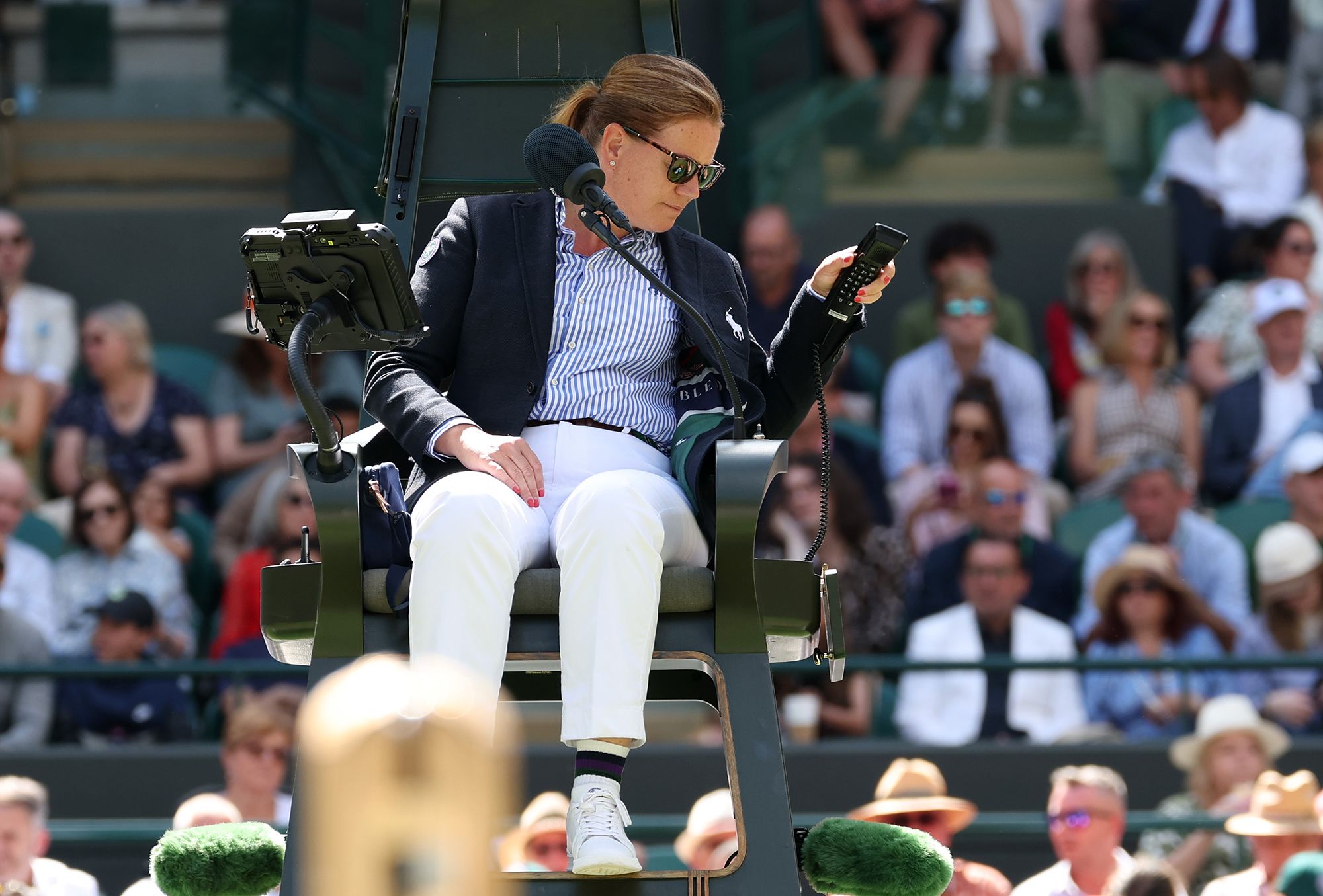 Wimbledon atribui erro em chamada eletrônica a garoto de bola Clive Brunskill/Getty Images