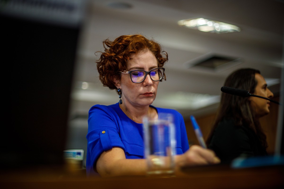 Deputada Federal Carla Zambelli no Congresso Nacional (Foto: Brenno Carvalho / Agência O Globo)