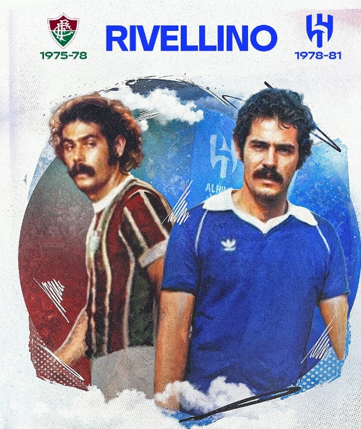 Jogadores que brilharam no Fluminense e no Al-Hilal ao longo dos anos Clube saudita lembrou de jogadores que vestiram as duas camisas (Foto: Reprodução)