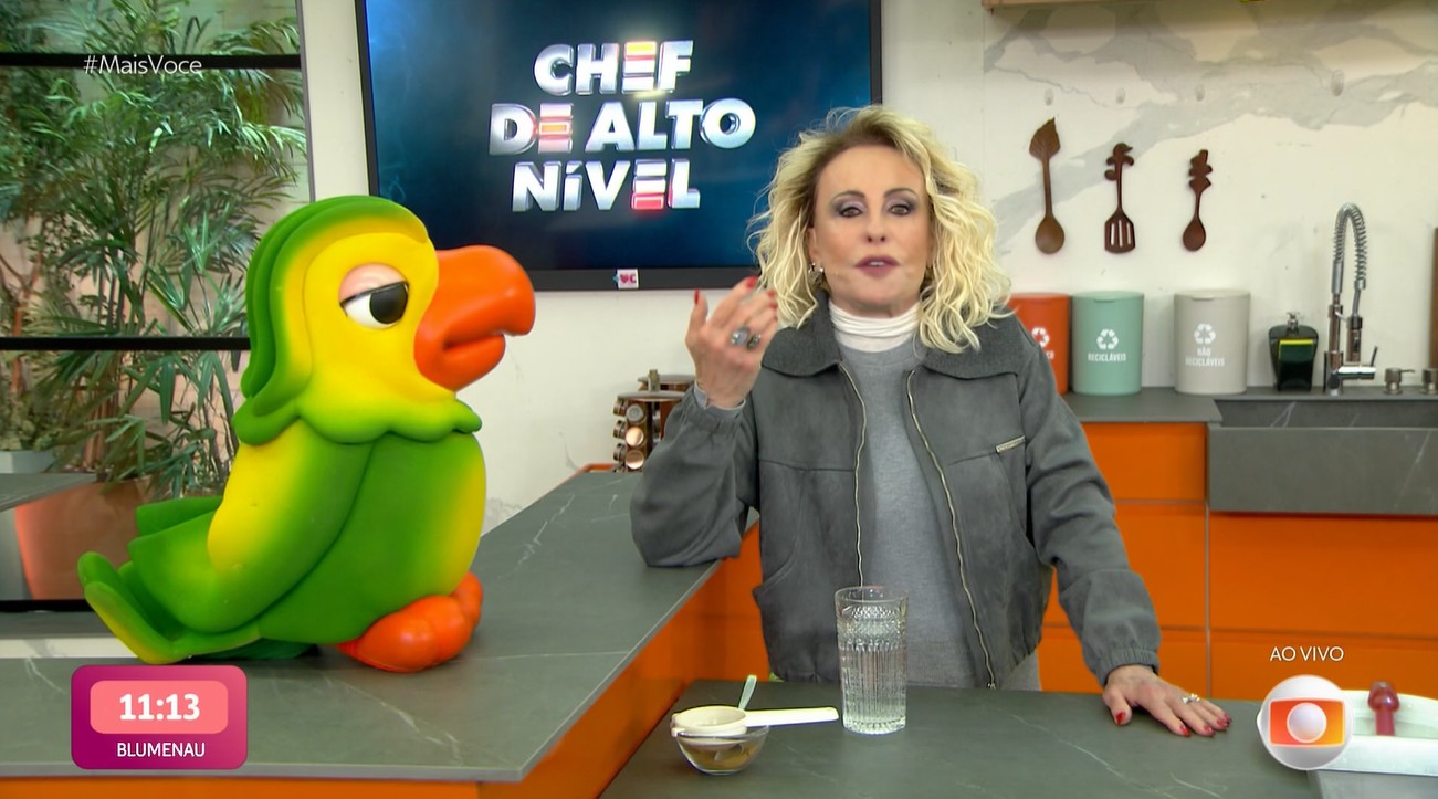 Ana Maria Braga revela truque infalível para acertar no sal das receitas Foto: Reprodução