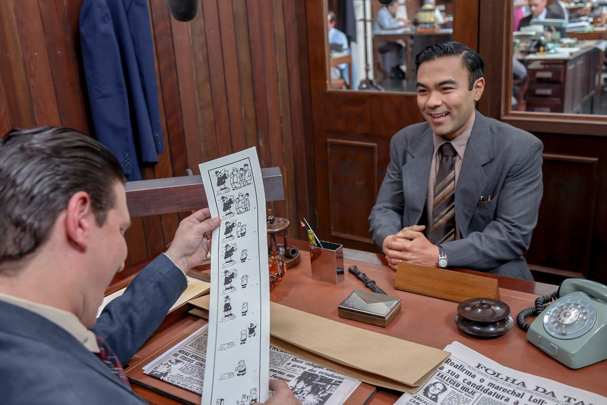 Mauro Sousa revela registro inédito sobre seu pai, Mauricio de Sousa, em cinebiografia Mauro Sousa aparece em momento especial no filme (Foto: Divulgação)