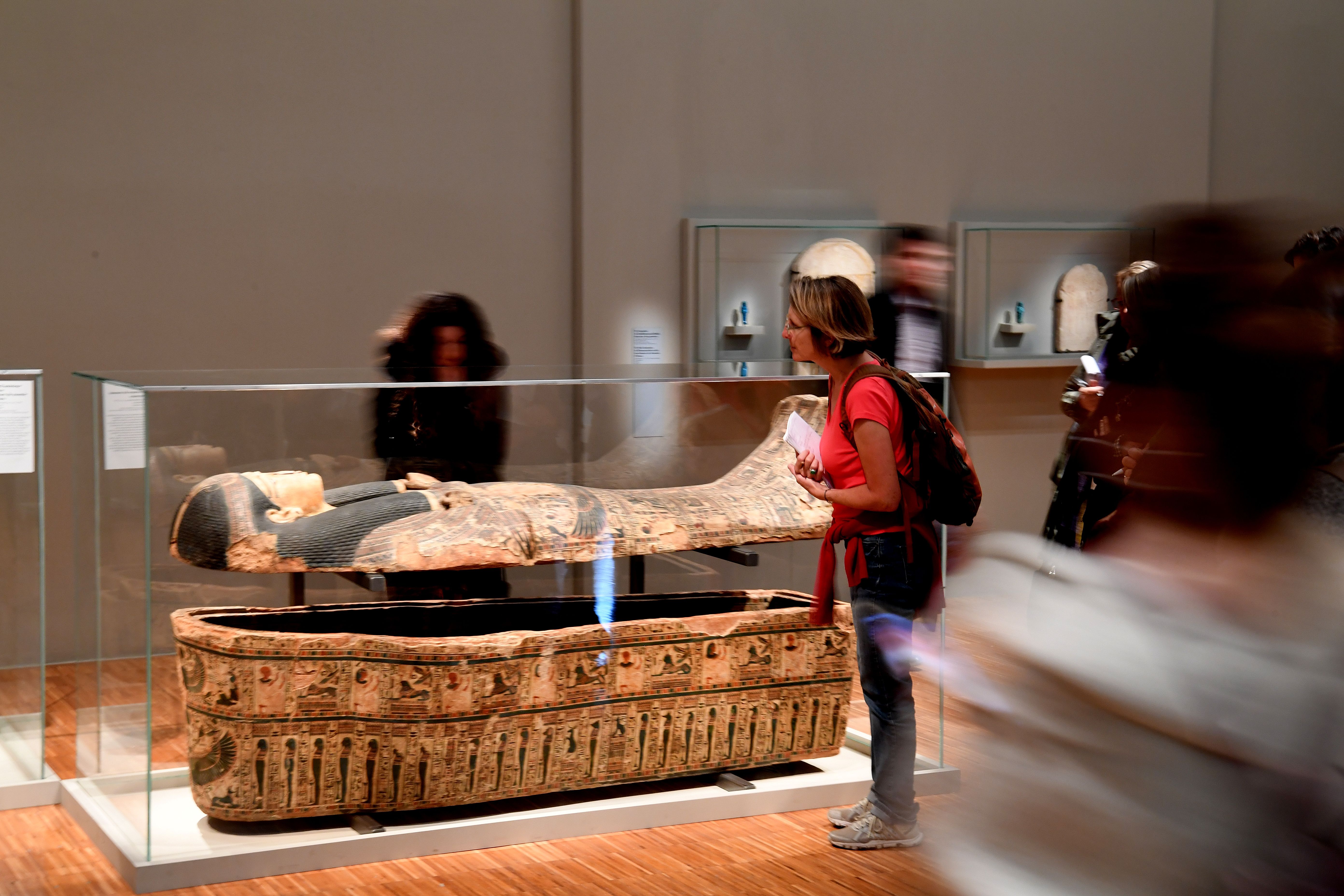 Nova lei da UE contra tráfico de antiguidades entra em vigor em 28 de junho Shows como a exposição 'Sirva os Deuses do Egito' no Museu de Grenoble, na França, em 2018, podem ser mais difíceis de organizar no futuro. (Foto: JEAN-PIERRE CLATOT/AFP via Getty Images)