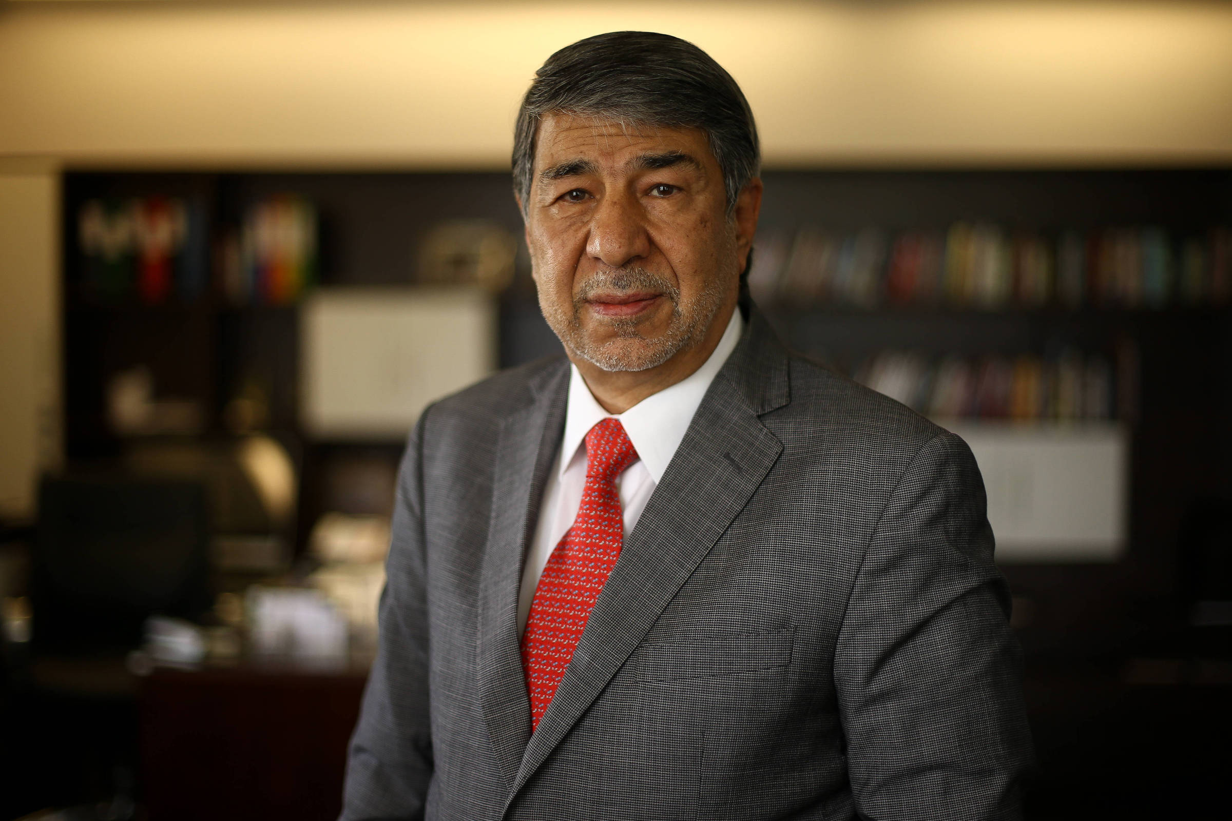 Embaixador da Palestina espera cessar-fogo real com Israel após novas negociações Embaixador da Palestina no Brasil, Ibrahim Alzeben (Foto: Pedro Ladeira - 1.abr.2019/Folhapress)
