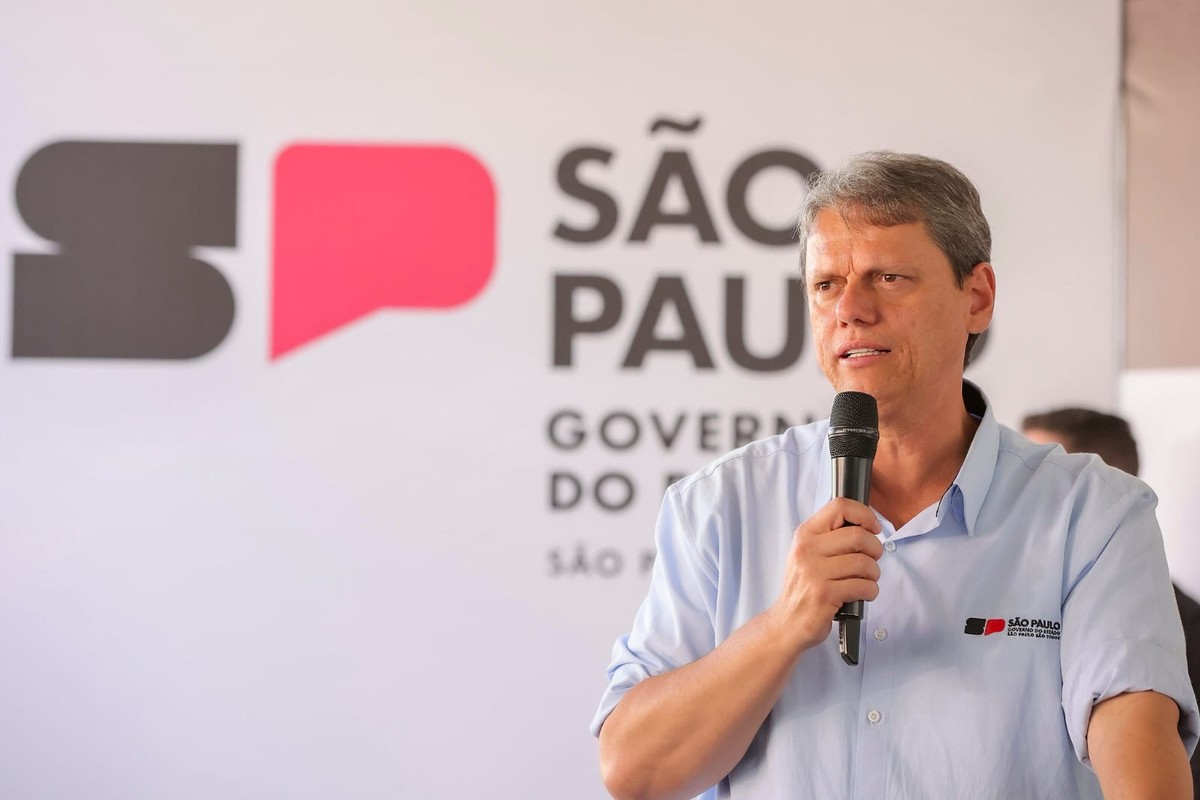 Tarcísio reafirma foco em entregas durante visita de Lula ao Moinho em São Paulo Governador de São Paulo, Tarcísio de Freitas (Foto: Pablo Jacob/Governo do Estado de São Paulo)