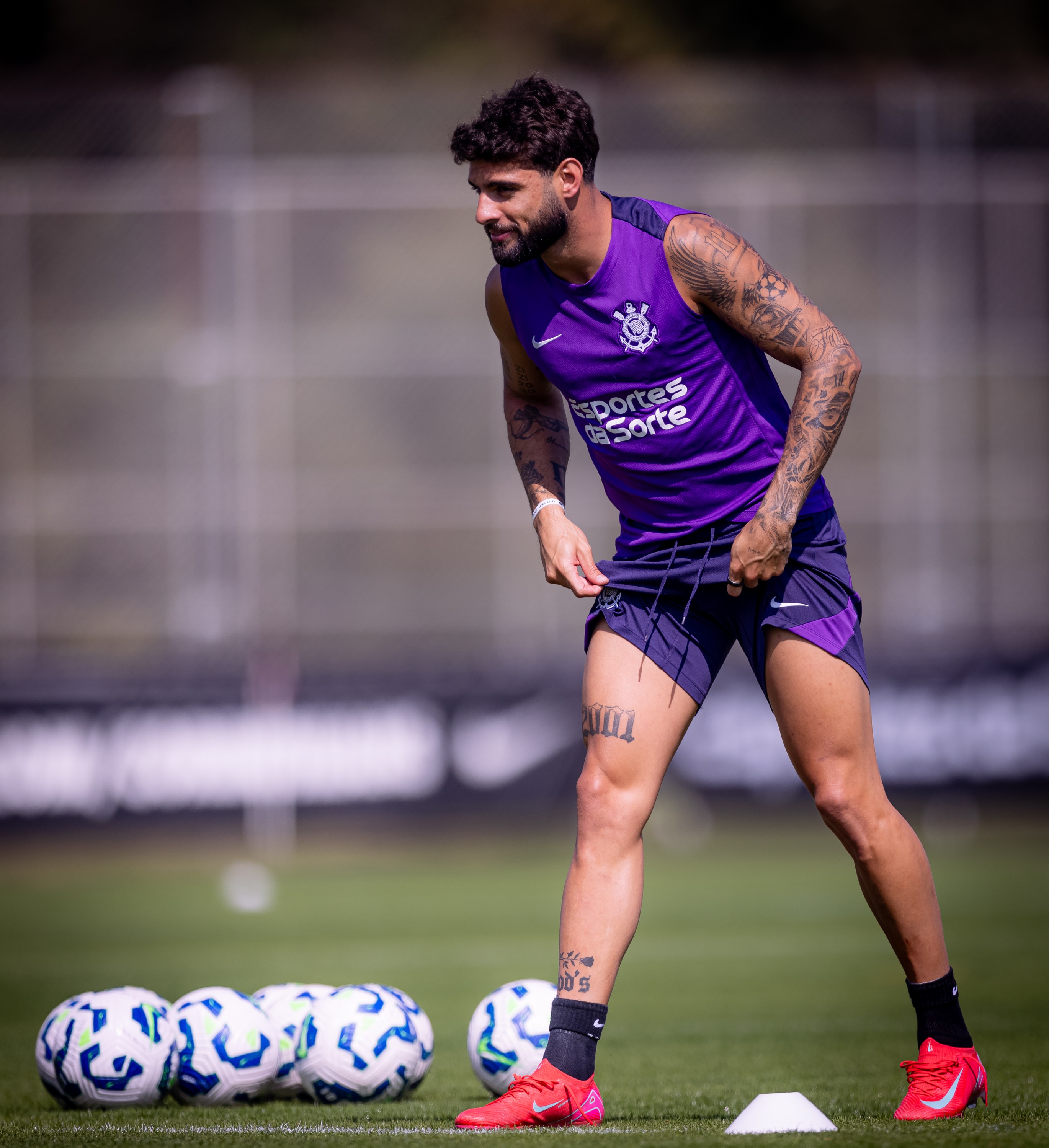 Yuri Alberto se recupera e pode reforçar o Corinthians no Dérbi contra o Palmeiras Foto: Reprodução