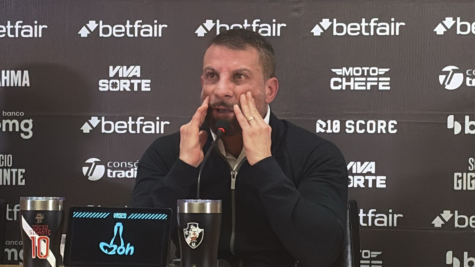 Vasco esclarece mercado de contratações e descarta promessas de grandes jogadores Foto: Reprodução