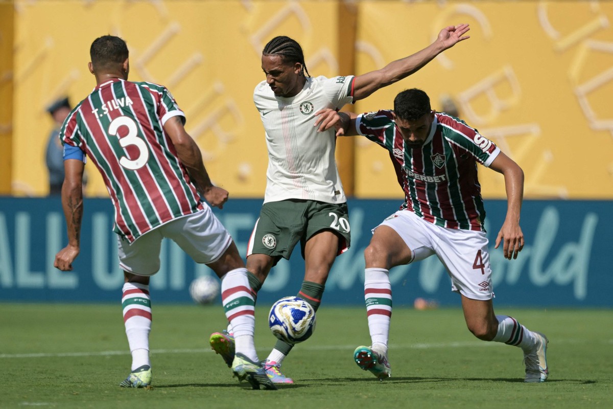 Cria de Xerém, Joao Pedro fez os dois gols da vitória do Chelsea sobre o Fluminense (Foto: JUAN MABROMATA / AFP)