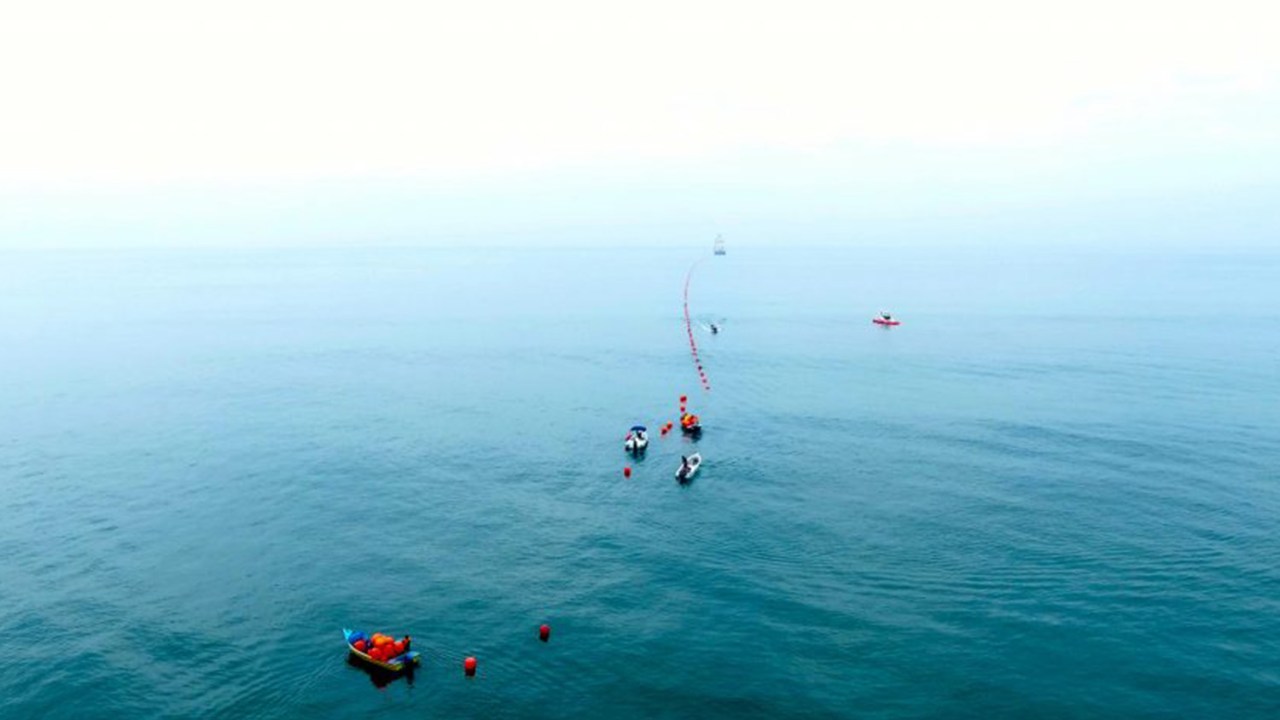 EUA buscam impedir avanço da China em tecnologia de cabos submarinos Cabo submarino que liga Nova York a São Paulo (Foto: Seaborn/Divulgação)