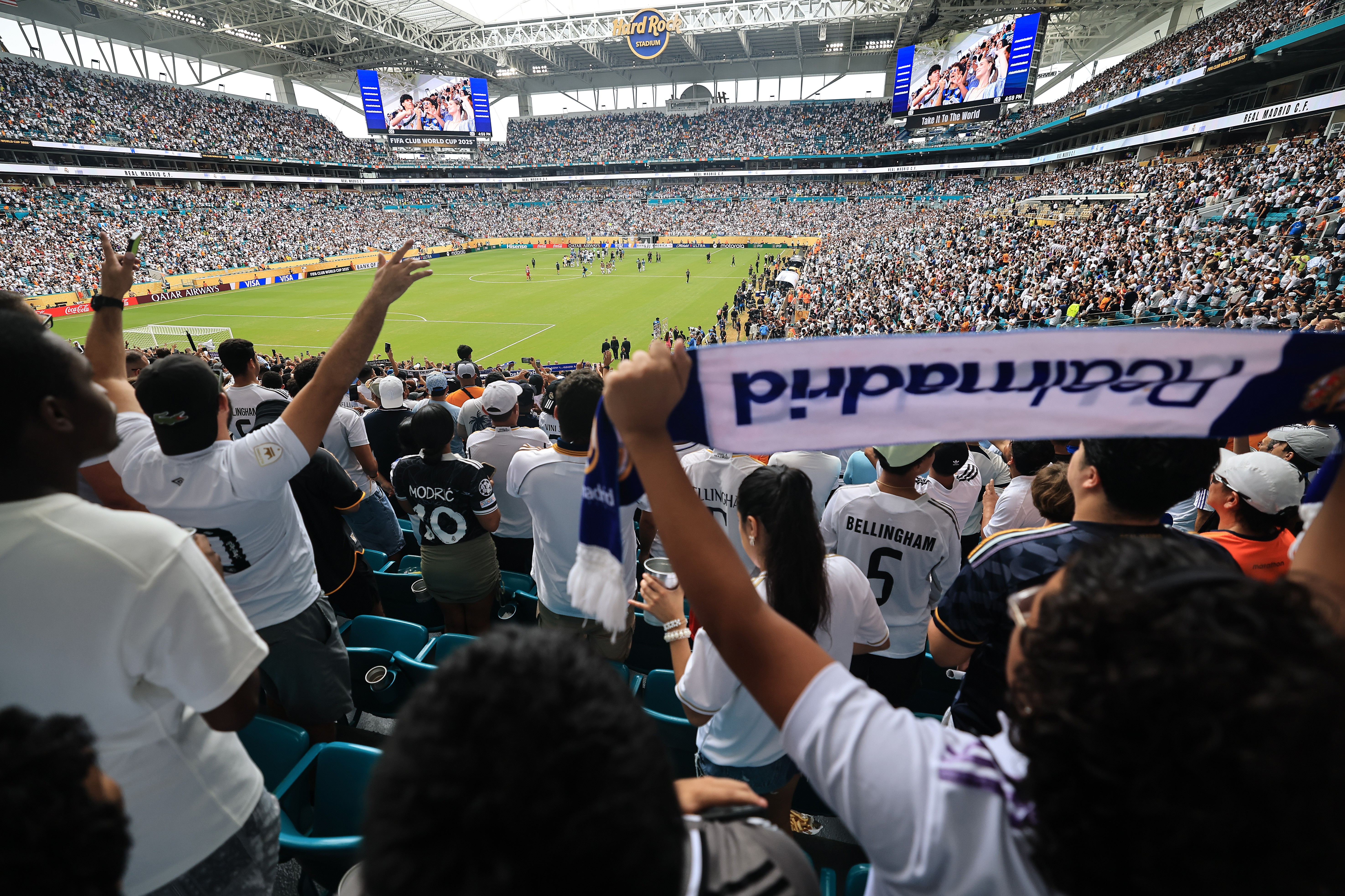 Real mantém liderança em média de público, enquanto Palmeiras se destaca entre brasileiros Foto: Reprodução