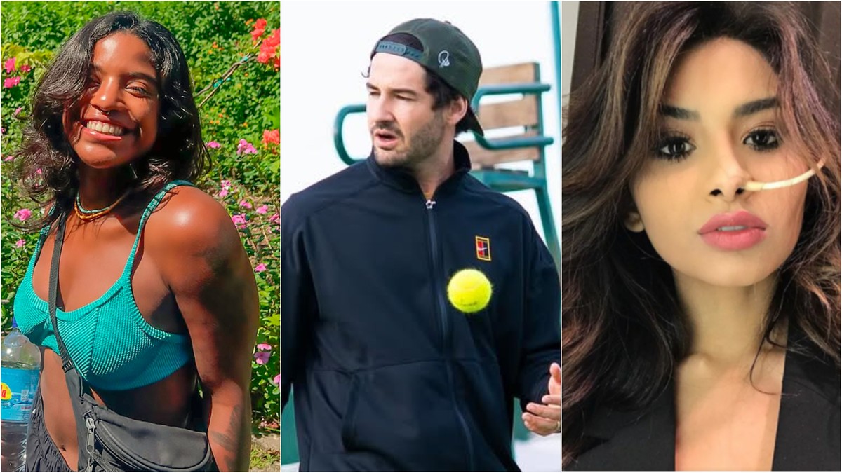 Alexandre Pato ajuda influencer com câncer antes de oferta de translado na Indonésia Juliana Marins, na esquerda, o ex-jogador Alexandre Pato no centro e a influenciadora digital Nara Almeida (Foto: Reprodução redes sociais)