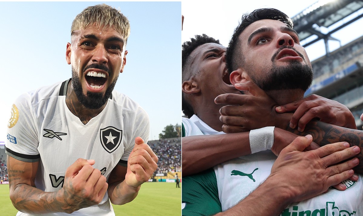 Botafogo e Palmeiras lutam por vitórias para avançar no Mundial de Clubes Botafogo e Palmeiras podem se classificar no Mundial de Clubes nesta segunda-feira (Foto: Vítor Silva/Botafogo e Cesar Greco/Palmeiras)