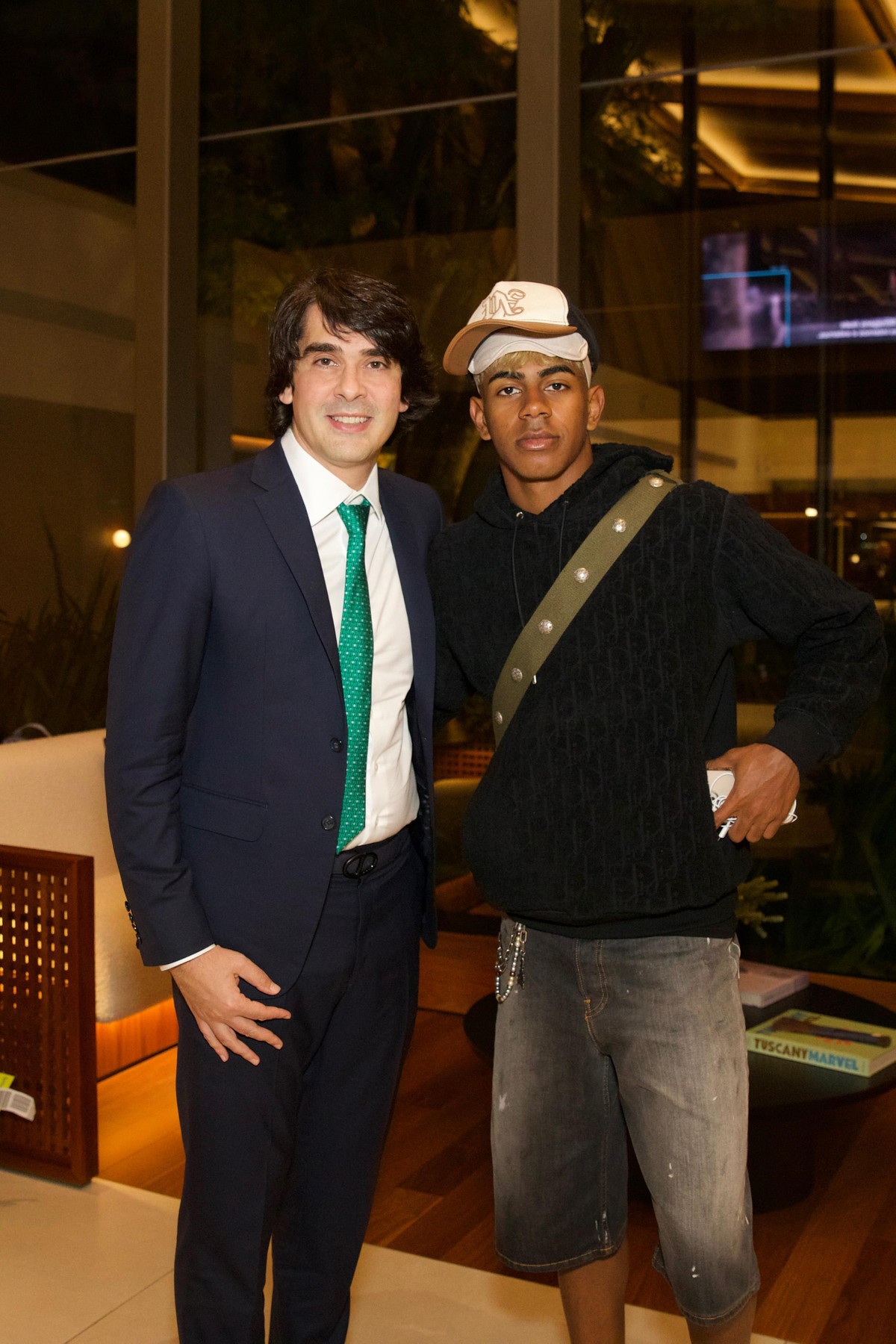 Fernandes e Lamine Yamal: temporada brasileira (Foto: Reprodução)
