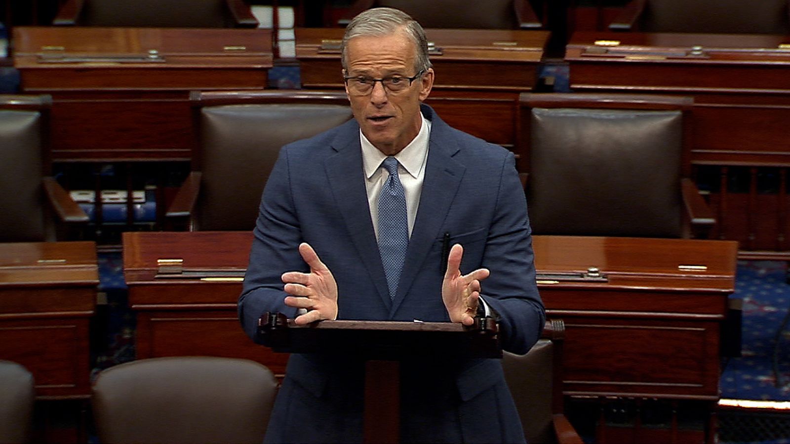 Senado inicia votação maratona sobre o 'grande e belo projeto' de Trump Senate TV (Foto: Reprodução)