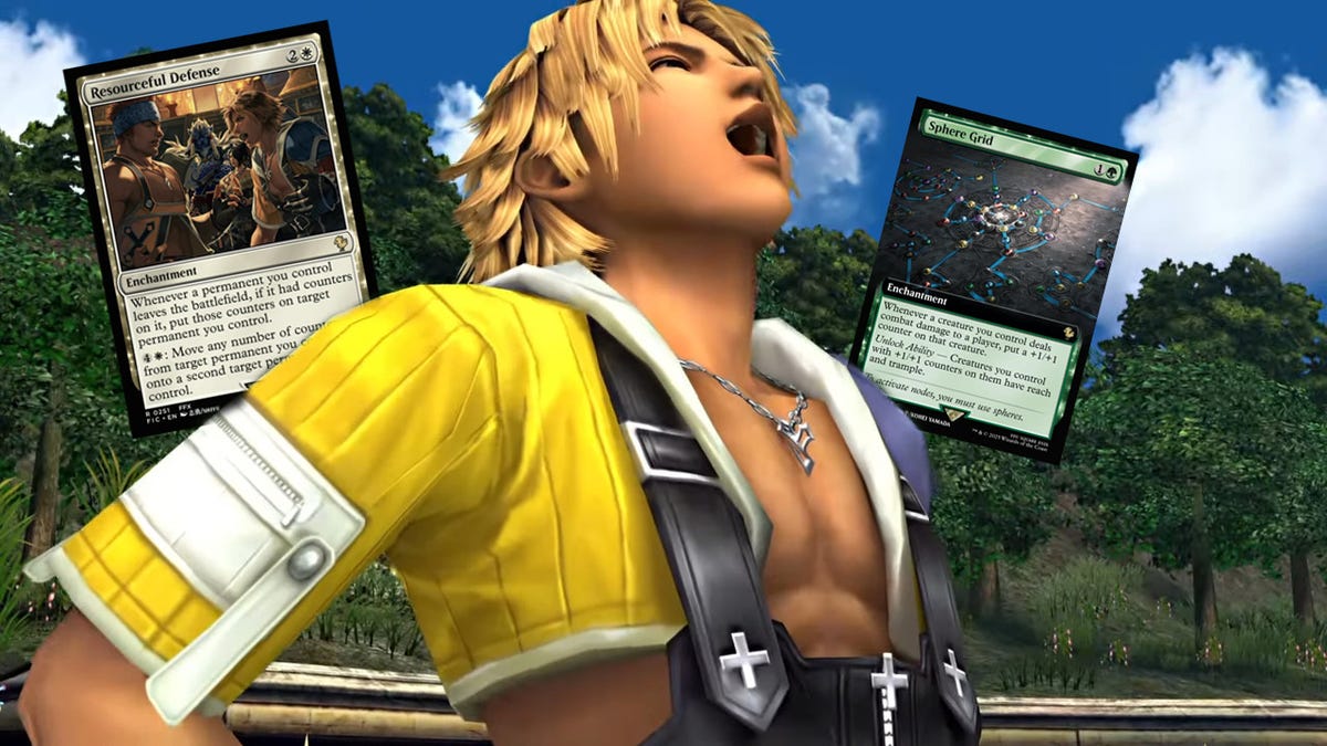 Magic: The Gathering apresenta deck de Tidus de Final Fantasy para jogadores Foto: Reprodução