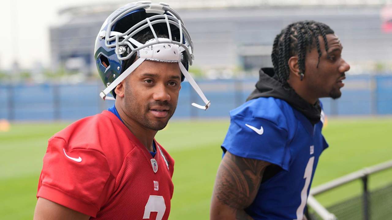 Russell Wilson escolhe os Giants para jogar ao lado do talentoso WR Malik Nabers Foto: Reprodução/@NFL