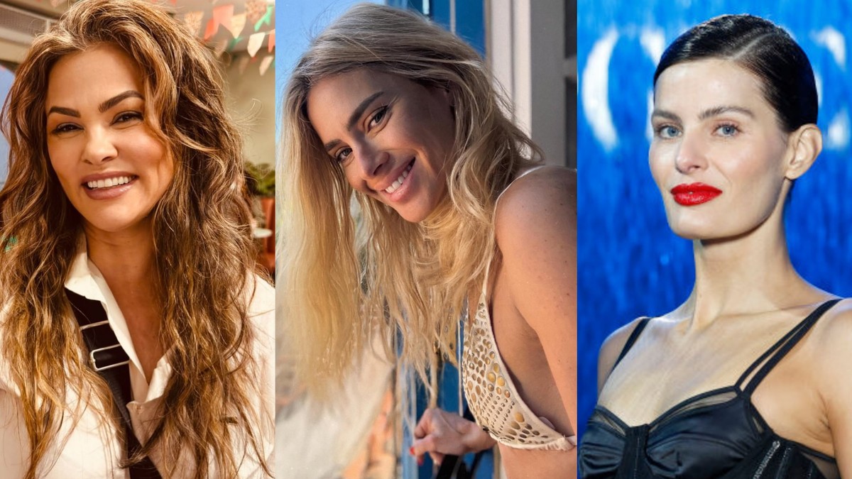 Suzana Alves, Carolina Dieckmann e Isabeli Fontana retiraram silicone — Foto: Instagram/Getty Images