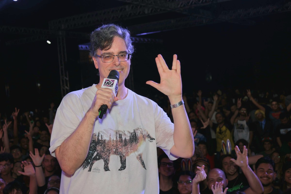 Guilherme Briggs se destaca como dublador de Harrison Ford em 'Star Wars' no Anime Friends Dublador Guilherme Briggs participa neste domingo (6) do Anime Friends (Foto: Divulgação/Anime Friends)