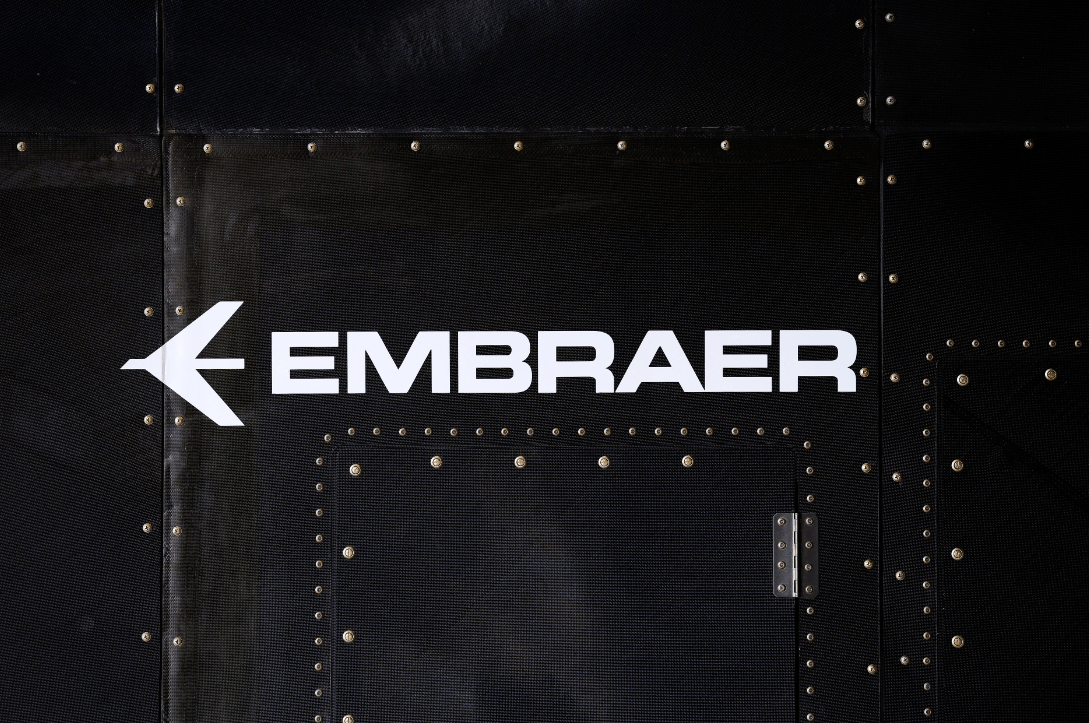 Logo da Embraer (Foto: REUTERS/Amanda Perobelli/Arquivo)