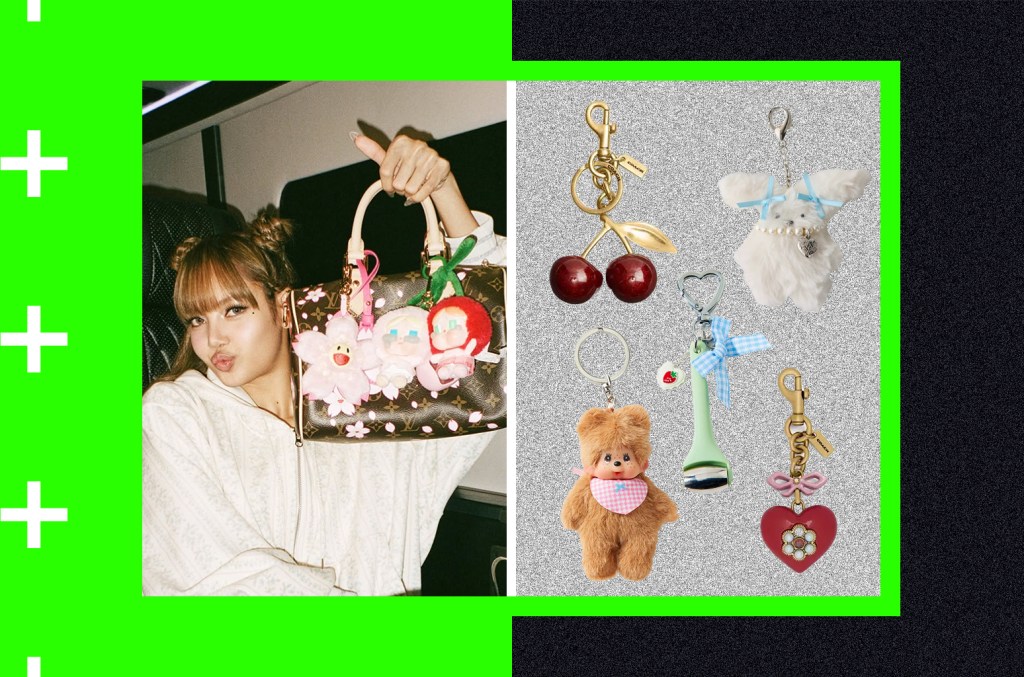Lisa do BLACKPINK é uma especialista em accessorizar suas bolsas com os charms mais legais. Veja como você pode ter os seus. (Foto: Reprodução)