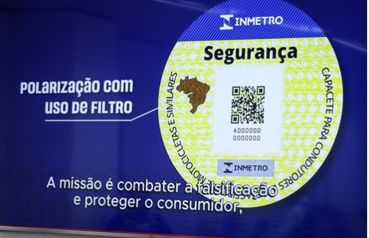 Disputa judicial questiona monopólio da Casa da Moeda na produção de selos do Inmetro Selo de segurança do Inmetro (Foto: Divulgação)