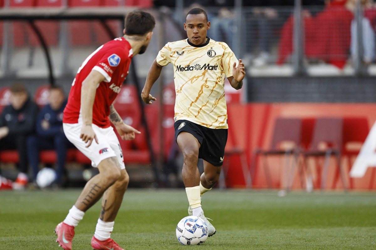 Olympique de Marselha tenta contratar Igor Paixão com proposta de R$ 180 milhões Igor Paixão, do Feyenoord (Foto: MAURICE VAN STEEN / ANP / AFP)