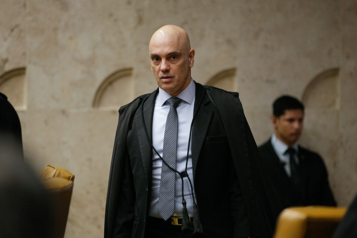 Sanções financeiras de Trump contra Alexandre de Moraes são adiadas por questões jurídicas Ministro do Supremo Tribunal Federal (STF) Alexandre de Moraes no último dia 26 de junho (Foto: Victor Piemonte/STF)