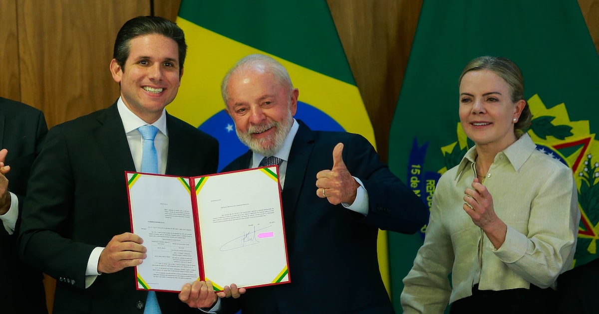 Gleisi defende Hugo Motta contra ataques pessoais nas redes sociais Foto: Reprodução
