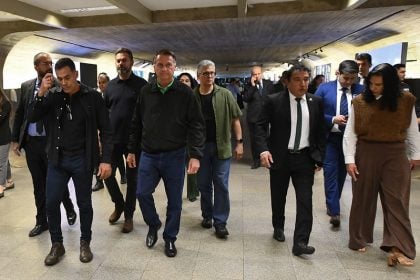 Jair Bolsonaro no Congresso Nacional. (Foto: Carlos Moura/Agência Senado)