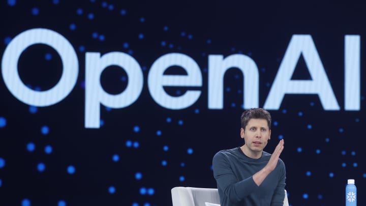 Sam Altman, CEO da Open AI, fala na cúpula anual da Snowflake em San Francisco, Califórnia, em 2 de junho de 2025. (Foto: Justin Sullivan | Getty Images News | Getty Images)