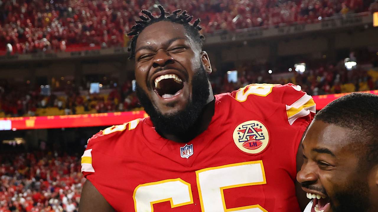 Chiefs fecham extensão recorde para Trey Smith, que se torna o guard mais caro da NFL Foto: Reprodução/@NFL