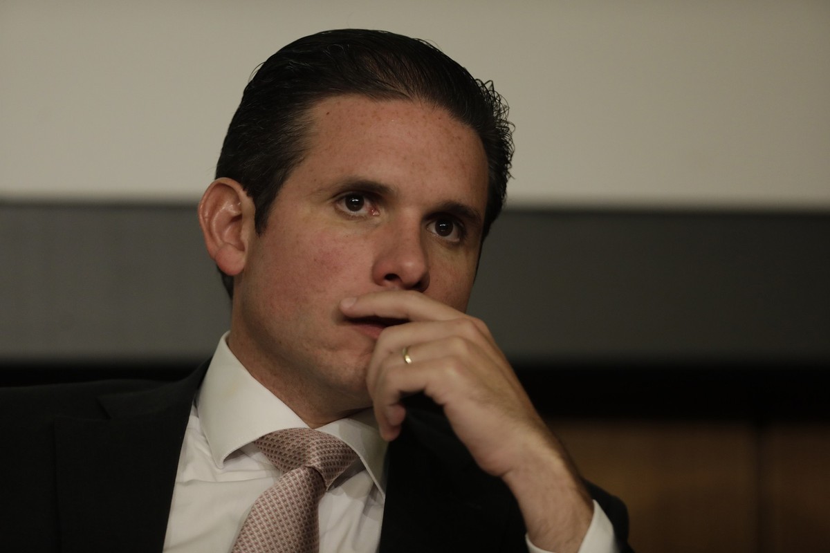 Câmara se recusa a esclarecer viagem de Motta em jatinho da FAB para evento em Gilmarpalooza Presidente da Câmara, Hugo Motta, durante evento (Foto: Cristiano Mariz/Agência O Globo/02-04-2025)