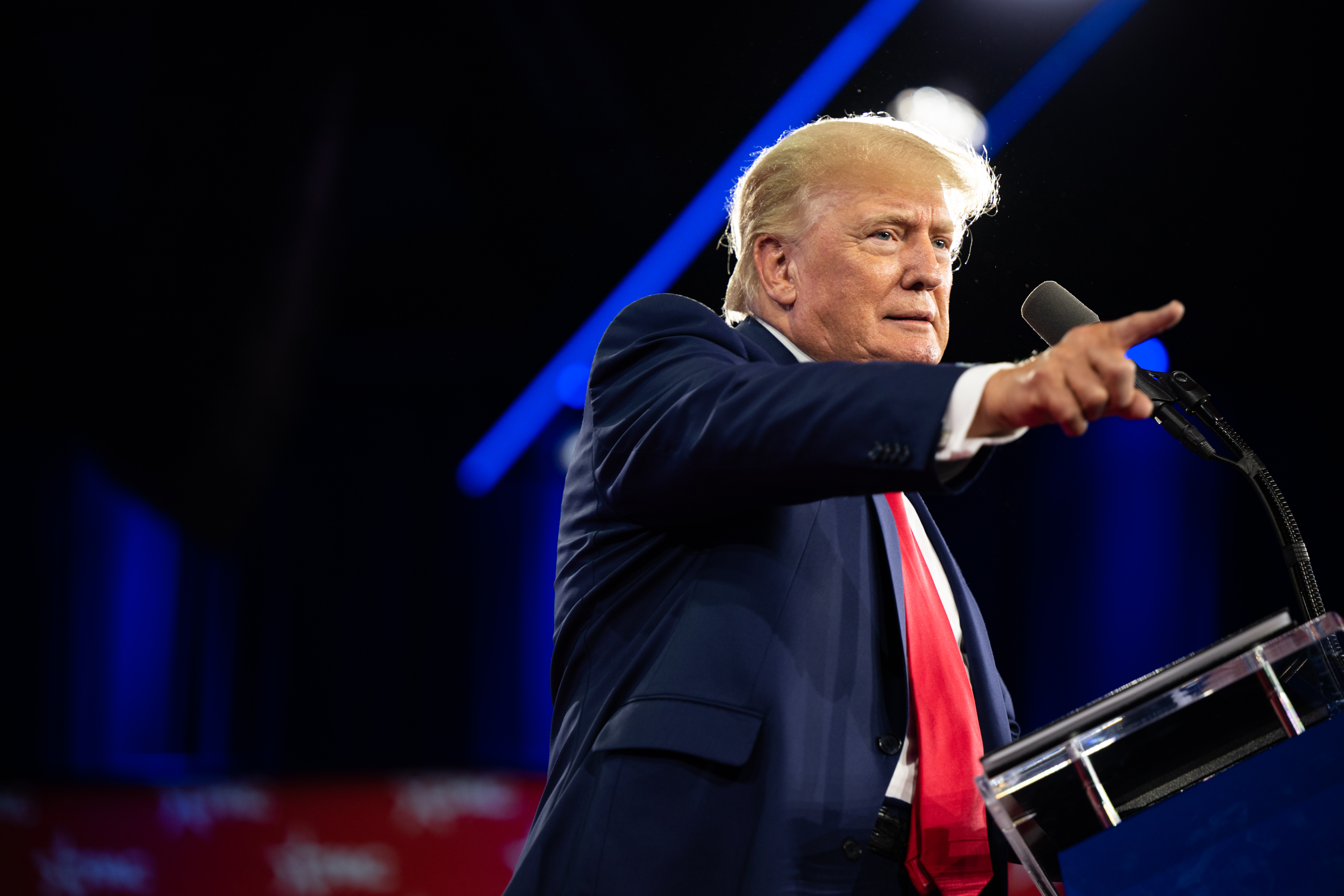 President Trump criticou recentemente um retrato dele de 2019. (Foto: Brandon Bell/Getty Images)