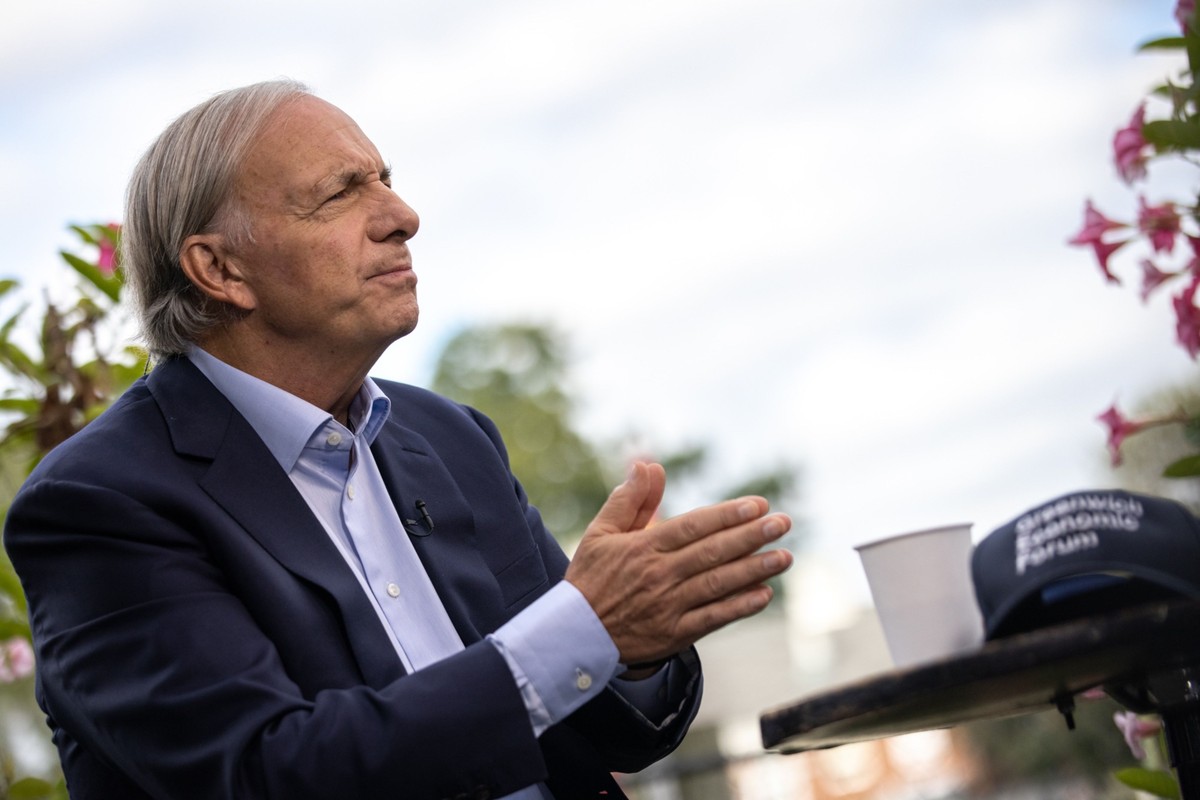 Ray Dalio, megainvestidor americano (Foto: Jeenah Moon/Bloomberg News)
