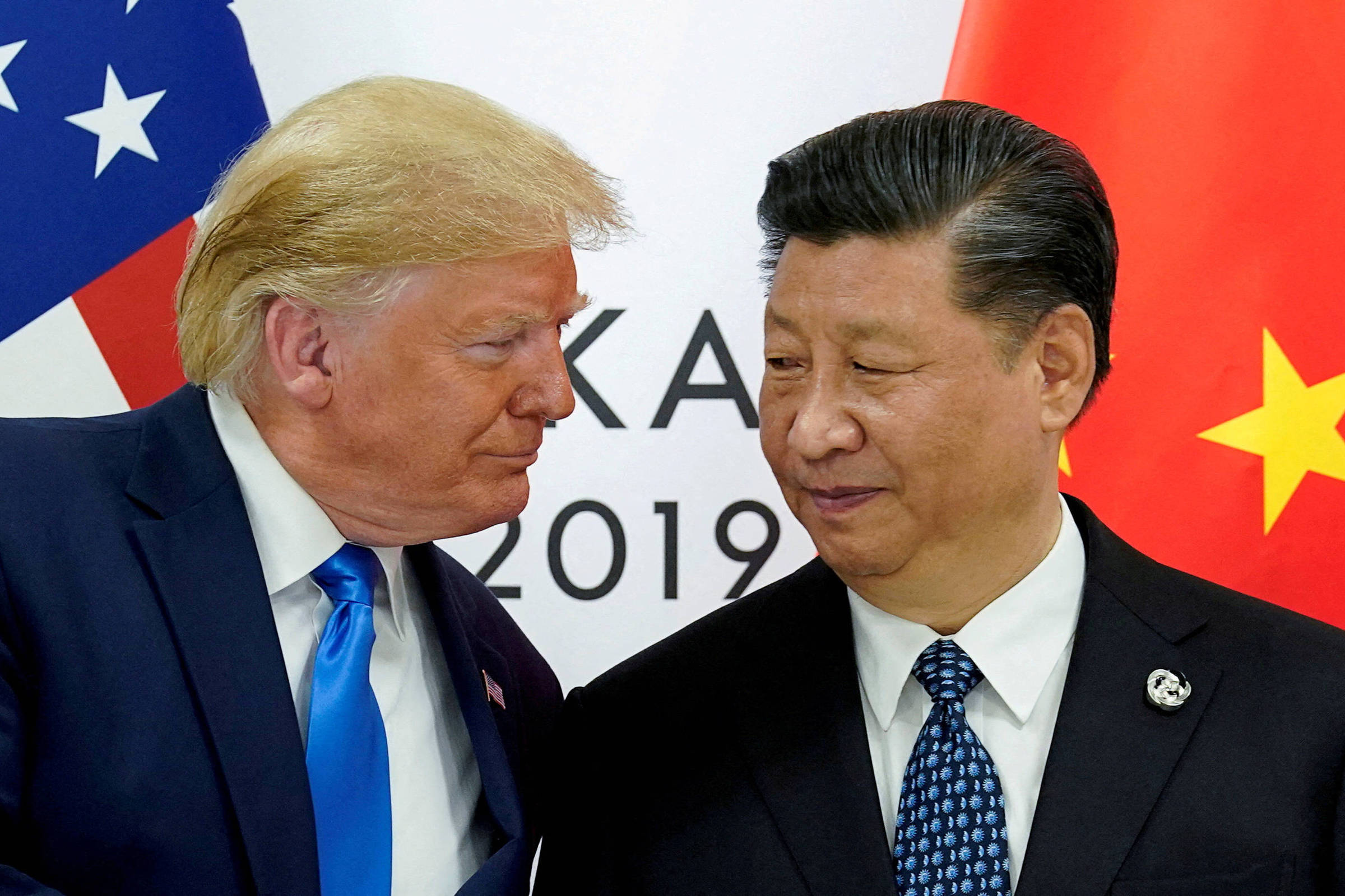 Trump, Brasil e a armadilha de Tucídides: um novo desafio geopolítico Presidente dos EUA, Donald Trump, e o líder chinês, Xi Jinping, durante encontro do G20 no Japão, em 2019 (Foto: Kevin Lamarque/REUTERS)