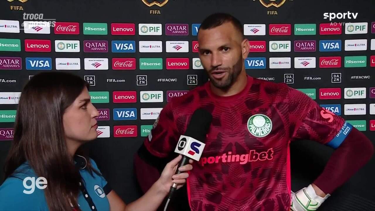 Weverton analisa gol decisivo que resultou na eliminação do Palmeiras Foto: Reprodução