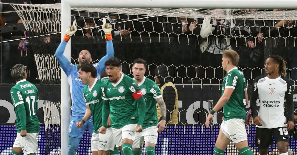 Weverton é defendido enquanto André Ramalho brilha com lance decisivo Foto: Reprodução