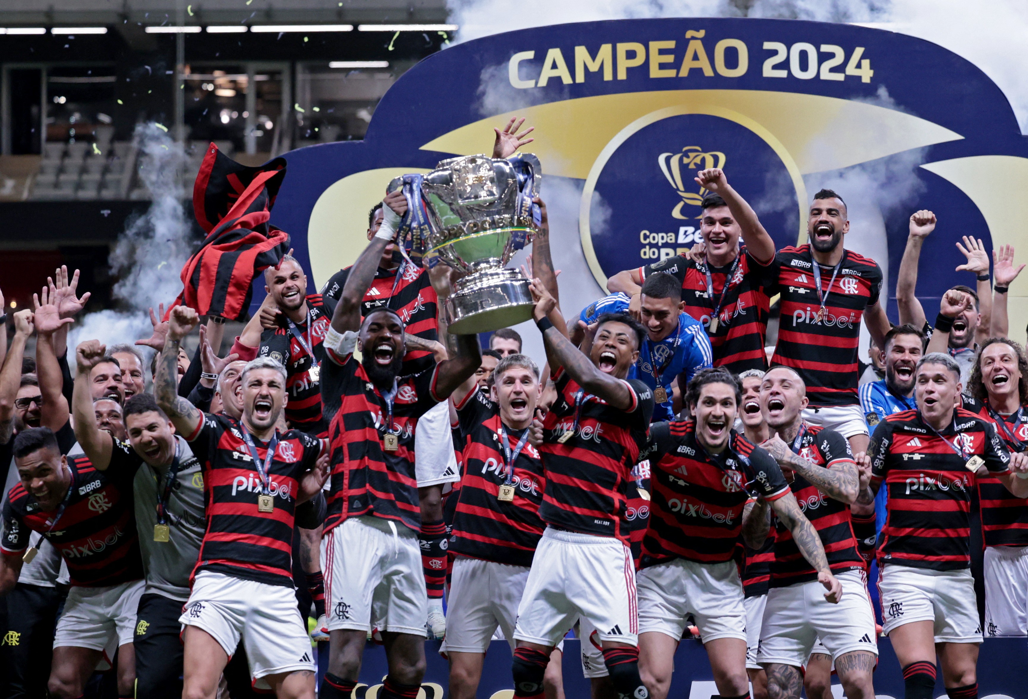 Fla faz história em BH com gol de ídolo e vitória sobre o Atlético Foto: Reprodução